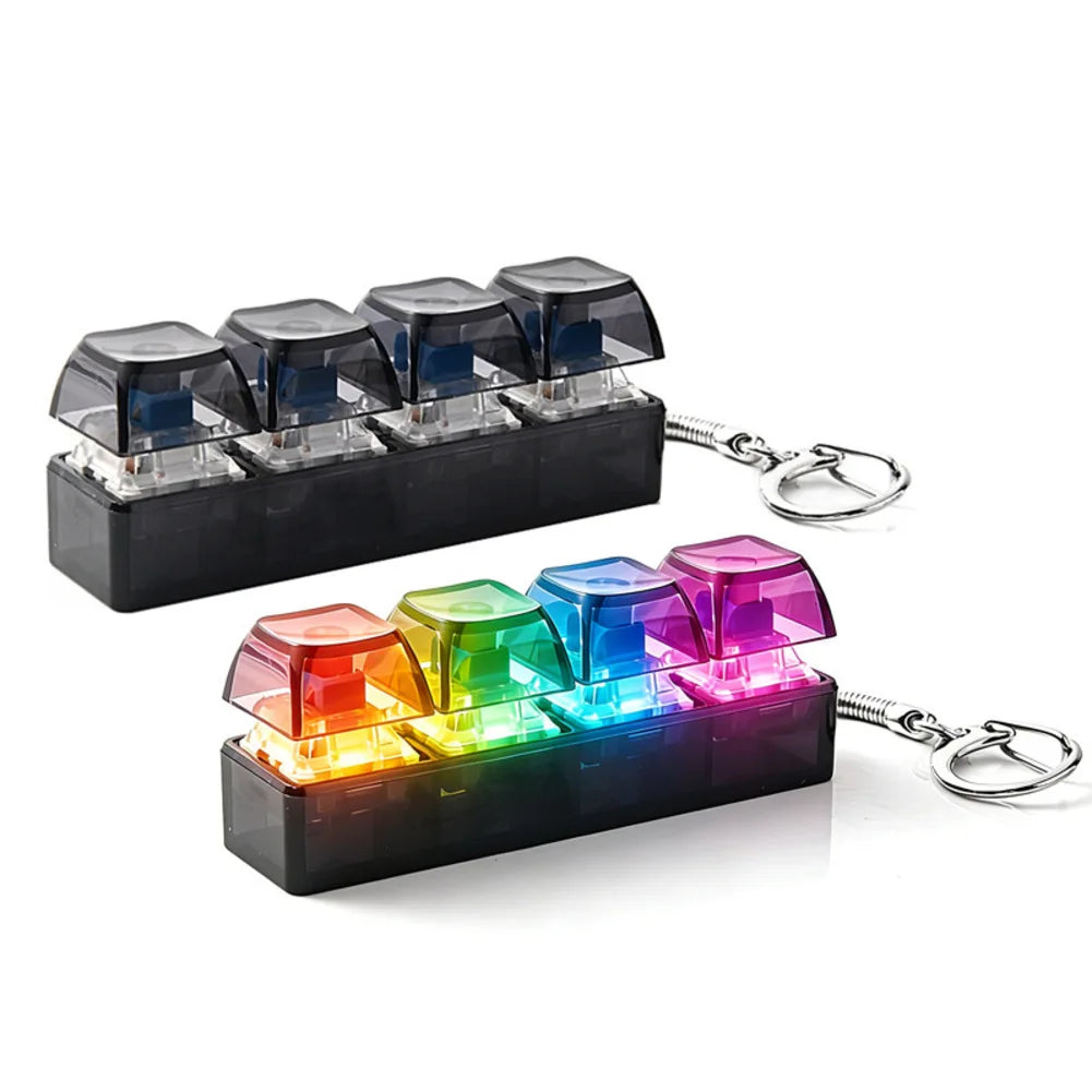 Pocket LED Keycap Fidget Tester