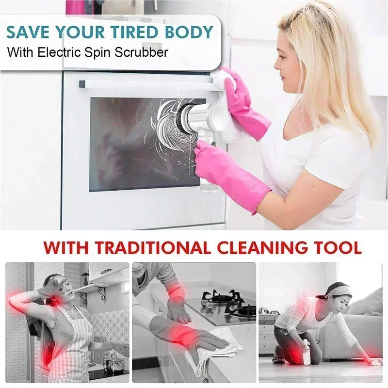 EasySpin Cordless Home Cleaning Brush