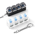 Pocket LED Keycap Fidget Tester
