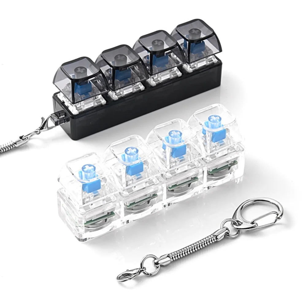 Pocket LED Keycap Fidget Tester
