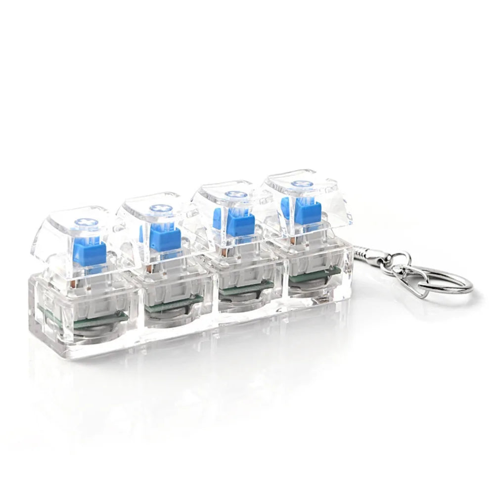 Pocket LED Keycap Fidget Tester