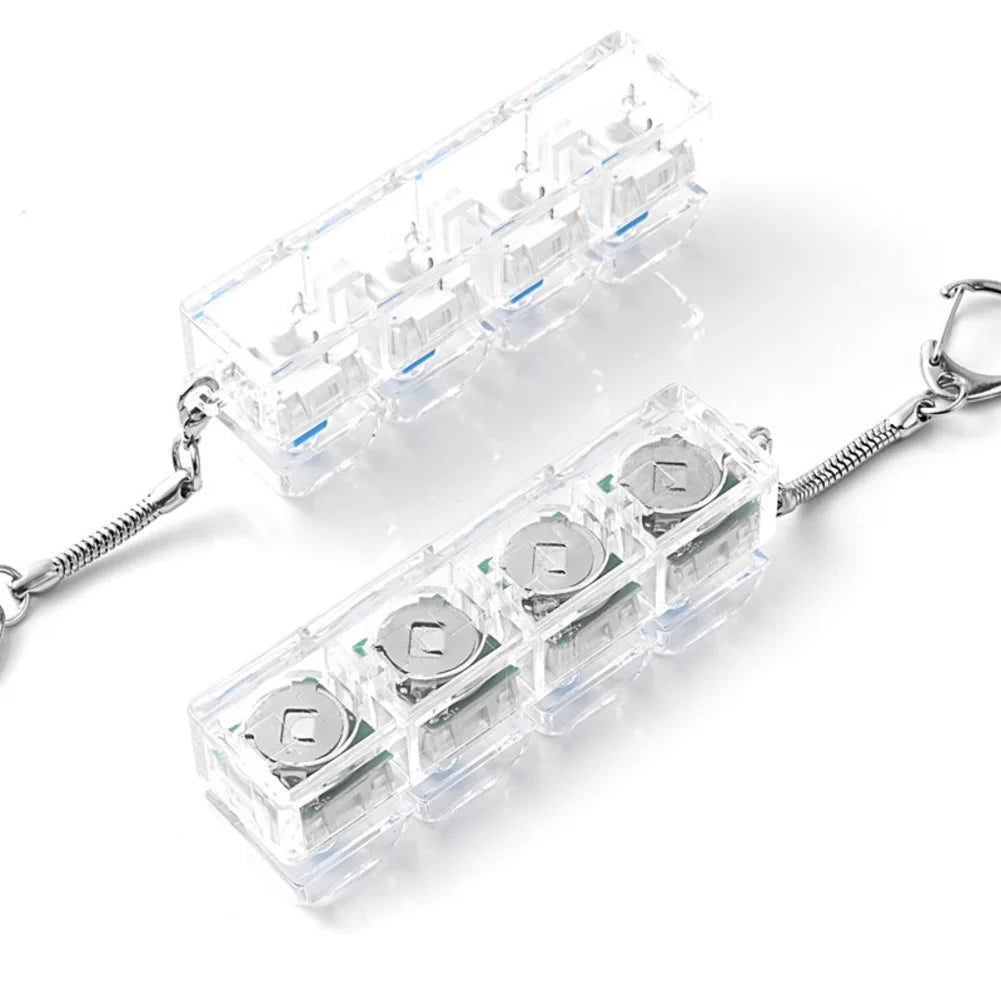 Pocket LED Keycap Fidget Tester